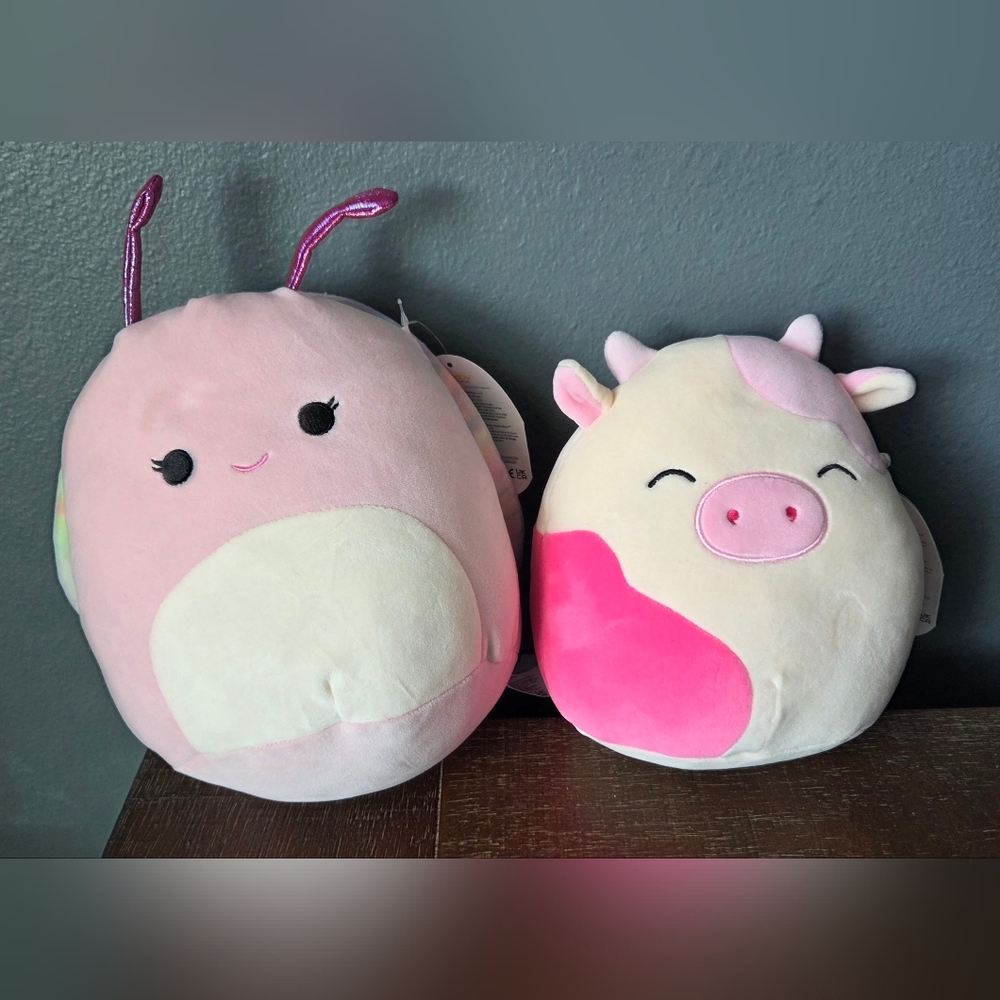 NWT, Set Of Two Squismallows Silvina And Caedyn Perfect Condition